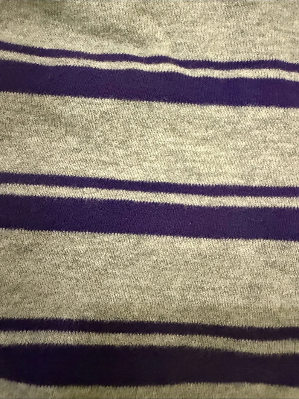 Gymboree Boys Gray Purple Striped Long Sleeve Shirt 3T 100% Cotton